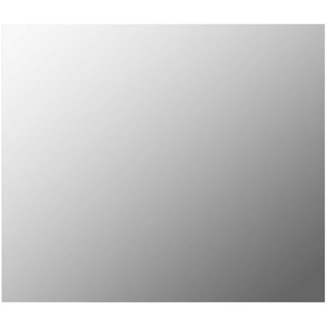Vidaxl – Miroir rectangulaire sans cadre 70x50 cm – Verre de qualité – Installation facile horizontale/verticale – Épaisseur 4 mm