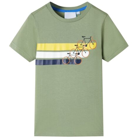 Lot De T-Shirts Manches Longues Pour Enfants - Coton 95% - Demi-Col Roulé - Tailles 92 à 140 (1.5 à 10 Ans)