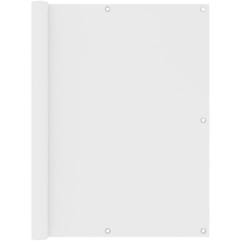 Écran de balcon Blanc 120x500 cm Tissu Oxford vidaXL (1/5)