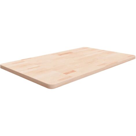 Comptoir de salle de bain 100x60x2,5 cm Bois massif non traité vidaXL