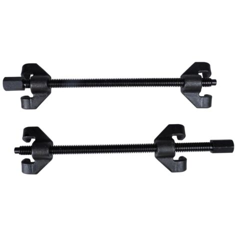 Vidaxl – Pince de compresseur à ressort 90-370 mm – Acier au carbone – Pour espaces confinés – Outil du mécanicien professionnel