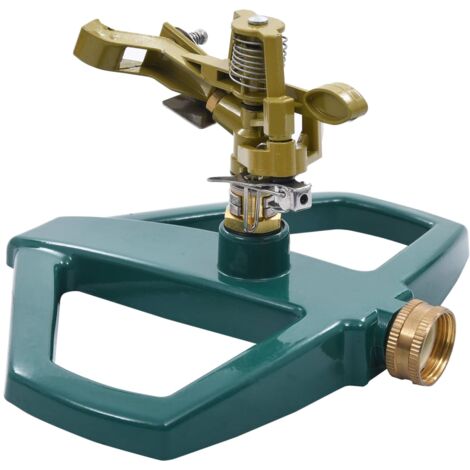 vidaXL Arroseur rotatif Vert 21x22x13 cm Métal (1/5)