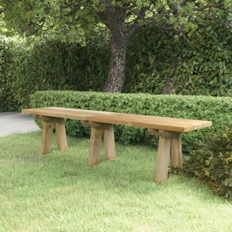 Vidaxl – Banc de jardin 160 cm en bois de pin massif imprégné – Résistant à la corrosion – Dimensions 160 x 38 x 45 cm