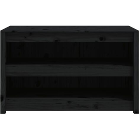 vidaXL Armoire de cuisine d'extérieur noir 106x55x64cm bois pin massif