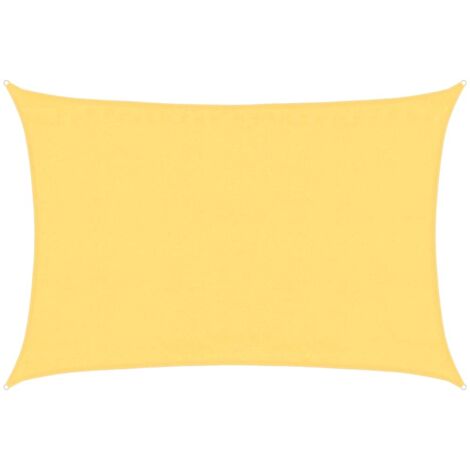 Voile d'ombrage 160 g/m² Beige 3,5x4,5 m PEHD vidaXL