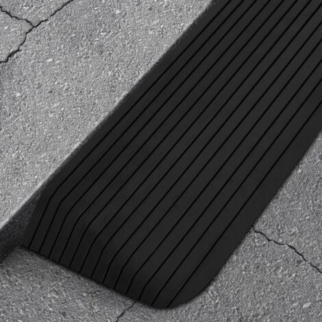 Rampes de seuil 2 pcs 110x41x5 cm Caoutchouc vidaXL