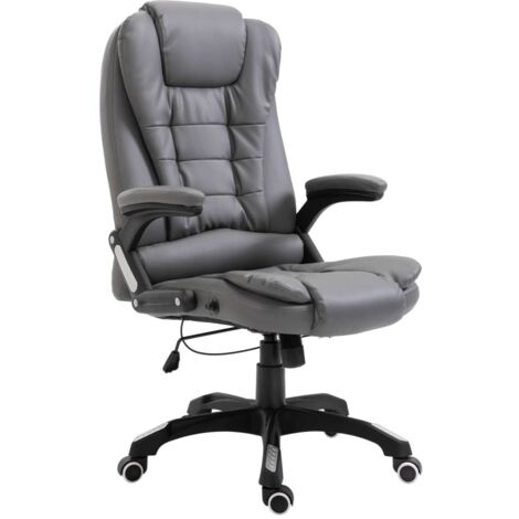 vidaXL Office Chair Anthracite Faux Leather (1/5)