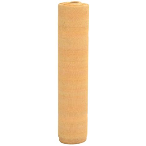 vidaXL Filet brise-vue sable 1x25 m PEHD 150 g/m²