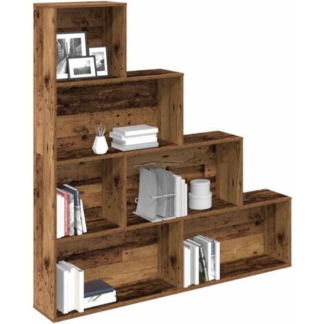 Bibliothèque vieux bois 157x24x160 cm bois d'ingénierie vidaXL