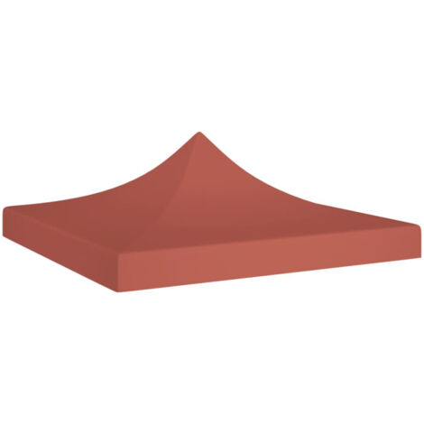 Toit de tente de réception 2x2 m Terre cuite 270 g m²