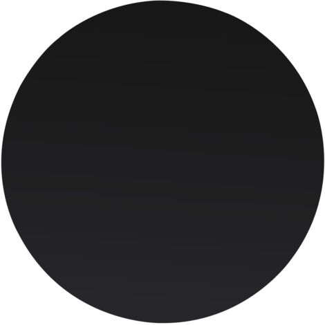 Vidaxl – Plateau de table rond en verre trempé 400 mm – Épaisseur 8 mm – Pour tables à manger et basses – Design simple et durable