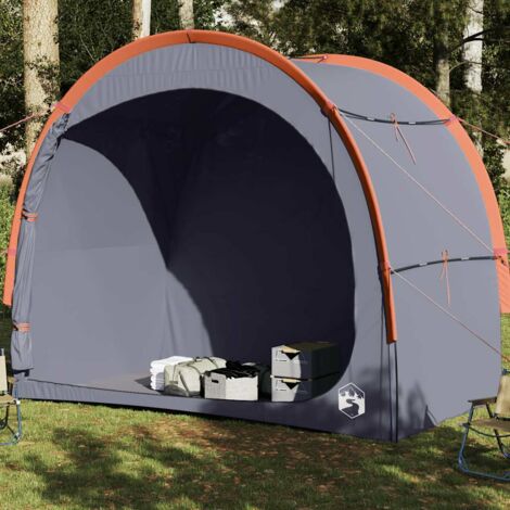 Vidaxl – Tente de rangement imperméable en polyester – Conception étanche avec coutures scellées – Grand espace de rangement – Montage facile avec poteaux en fibre de verre