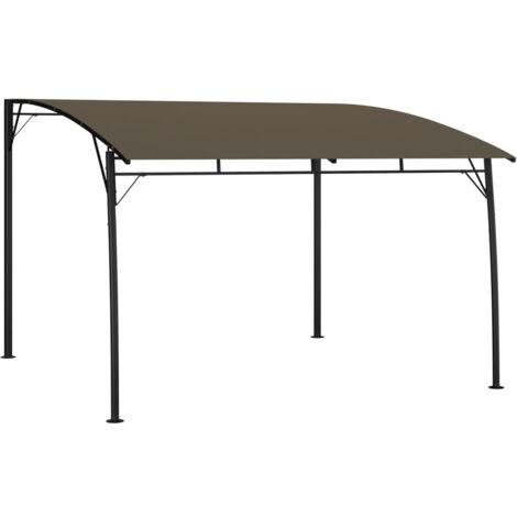 Auvent pare-soleil de jardin 3x3x2,55 m Taupe vidaXL (1/6)
