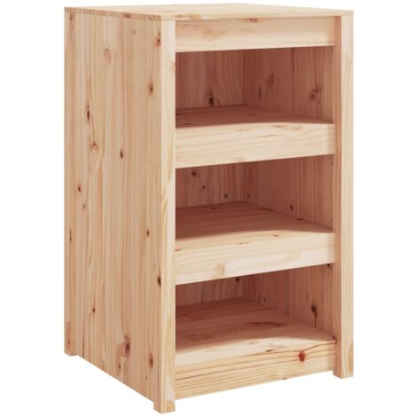 vidaXL Armoires de cuisine d'extérieur 2 pcs bois de pin massif