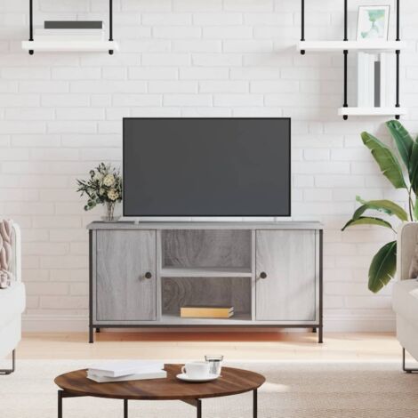 vidaXL TV Cabinet Grey Sonoma 100x40x50 cm Engineered Wood (1/5)