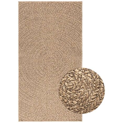 Tapis ZIZUR 80x150 cm aspect de jute intérieur et extérieur vidaXL