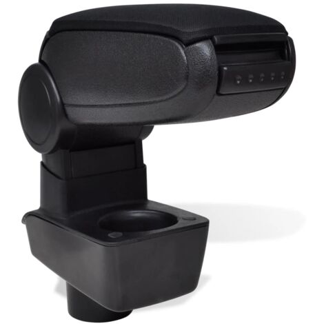Destockoutils – Accoudoir de voiture réglable pour Ford Fiesta MK7 (2009) – Compartiment de console intégré – Base en plastique robuste – Confort optimal