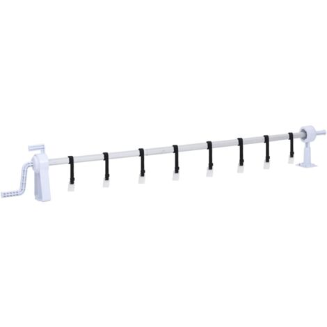 vidaXL Rouleau de couverture de piscine avec base en plastique (1/5)
