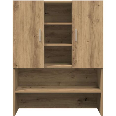 vidaXL Meuble pour machine à laver chêne artisanal 70,5x25,5x90 cm