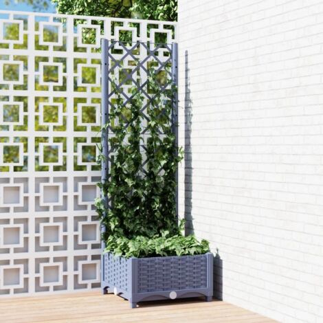vidaXL Garden Blue Grey 40 x 40 x 121.5 cm