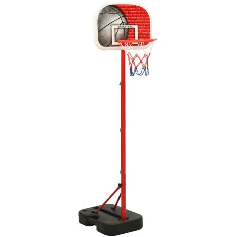 vidaXL Ensemble de jeu de basket-ball portable réglable 138,5-166 cm