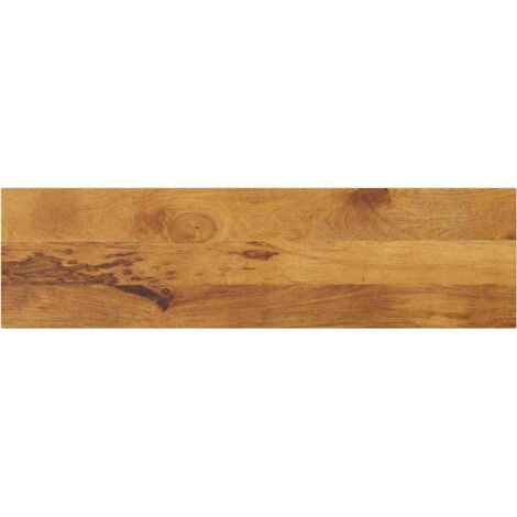 Dessus de table 100x20x3,8cm rectangulaire bois massif manguier vidaXL