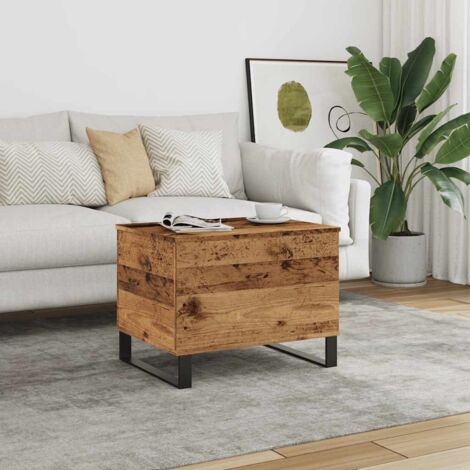 Vidaxl – Table basse relevable en bois d'ingénierie 60x44,5x45 cm – Capacité de charge 60 kg – Design élégant pour salon