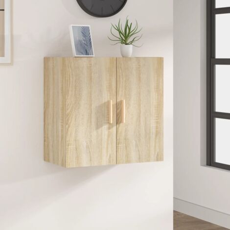 Vidaxl – Armoire murale chêne sonoma 60x30x60 cm – Bois d'ingénierie – Charge maximale 60 kg – Solution gain de place pour salon et chambre (1/5)