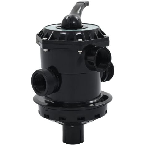 Vidaxl – Soupape à multi-voies pour filtre à sable ABS 1,5" 6 fonctions – Montage supérieur – Pression max 3,5 bar – Raccord 38 mm (1/6)