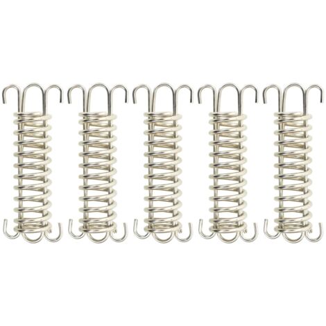 Verrous à ressort pour voile d'ombrage 5 pcs Acier inoxydable vidaXL