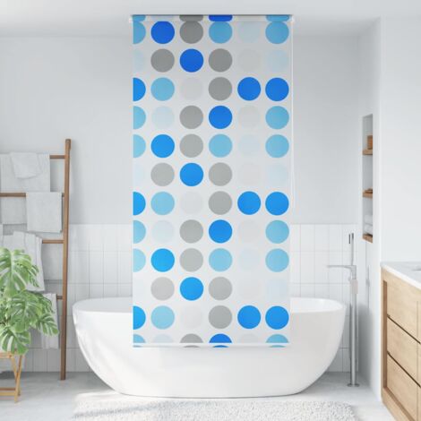 Store roulant de douche 120x240 cm Cercle vidaXL