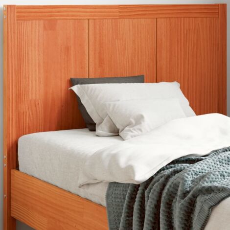 Tête de lit cire marron 100 cm bois massif de pin vidaXL