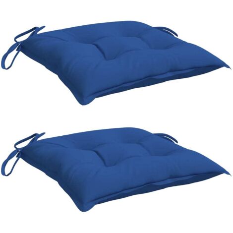 vidaXL Pallet Cushions 2pcs Blue 50x50x7 cm Oxford Fabric