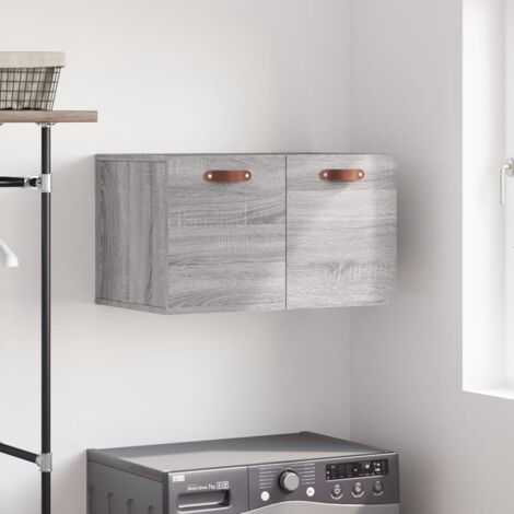 Armoire murale Sonoma gris 60x36,5x35 cm Bois d'ingénierie vidaXL