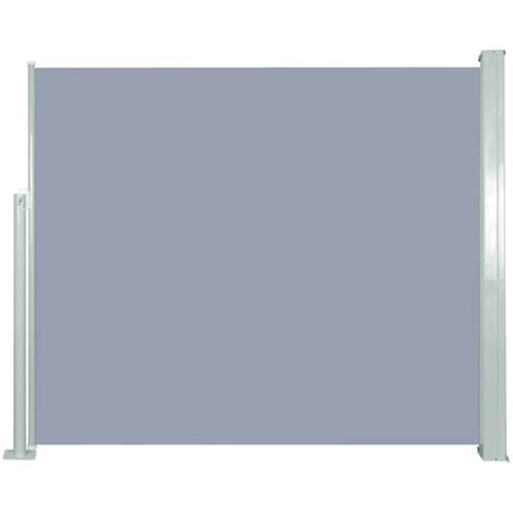 Vidaxl – Auvent latéral rétractable 300 cm – Tissu polyester 100 % résistant aux UV et à l'eau – Cadre en acier – Hauteur réglable 120 cm
