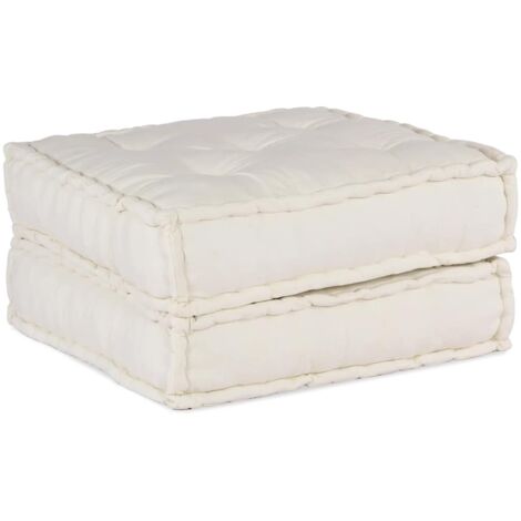 Canapé modulaire crème 70x70x36 tissu vidaXL