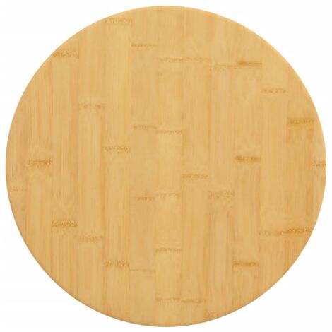 Dessus de table Ø50x4 cm bambou vidaXL