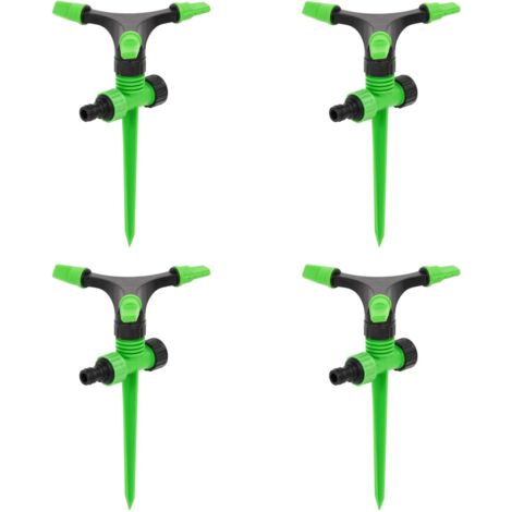 vidaXL Arroseurs rotatifs 4 pcs vert et noir 16x13,5x25,5 cm ABS et PP (1/5)