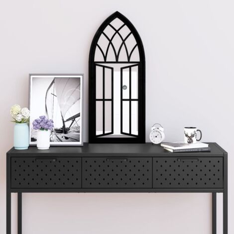 Miroir Noir 70x30 cm Fer pour utilisation à l'intérieur vidaXL (1/5)