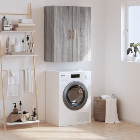vidaXL Armoire murale sonoma gris 69,5x34x90 cm (1/5)