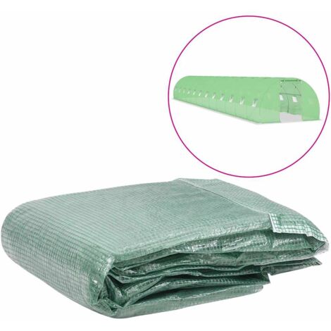 Couverture de remplacement de serre (54 m²)300x1800x200cm Vert vidaXL