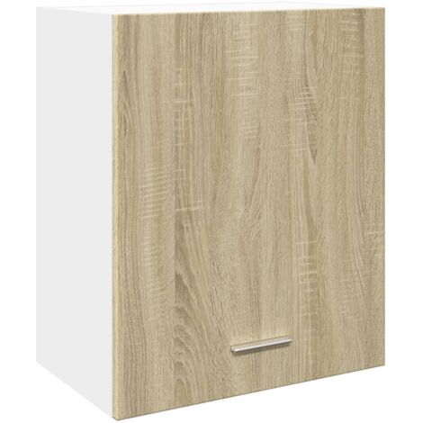 Vidaxl – Armoire murale chêne sonoma 50x31x60 cm – Bois d'ingénierie – 1 porte – Installation murale – Résistance à l'humidité - vidaXL538720