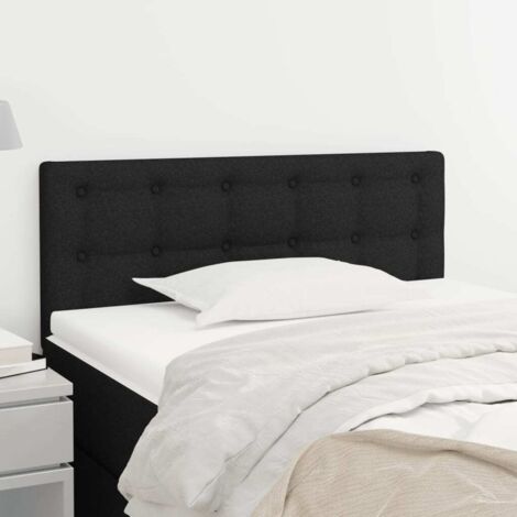 Tête de lit Noir 100x5x78/88 cm Tissu vidaXL213646