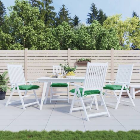 Coussins de palette lot de 4 vert 50x50x7 cm tissu oxford vidaXL
