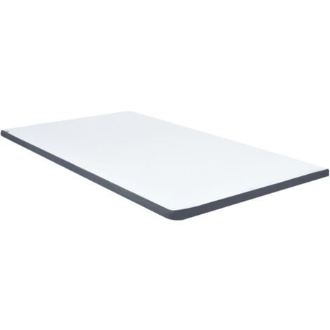 Surmatelas de sommier tapissier 200x120x5 cm mi-doux vidaXL