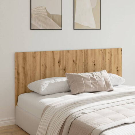 Vidaxl – Tête de lit chêne artisanal 200x80 cm – Bois d'ingénierie résistant à l'humidité – Surface lisse et facile à nettoyer