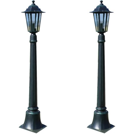 vidaXL Lampes de jardin 2 pcs 105 cm (1/5)