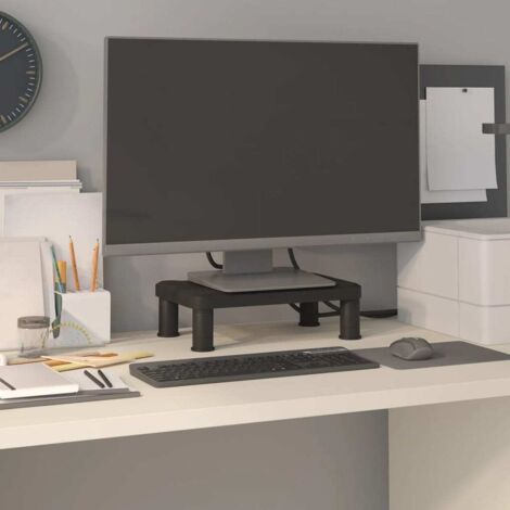 Support de moniteur Noir 38x24x10,5 cm vidaXL (1/5)