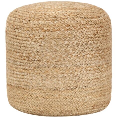 Vidaxl – Pouf en jute fait main 40 x 45 cm marron – Remplissage en mousse EPS pour confort – Style contemporain et chic - JUTE 40 X