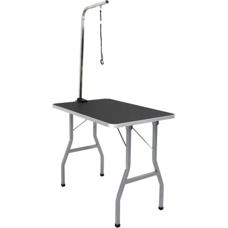 vidaXL Bath Grooming Table for Dogs Cats Pets Adjustable 1 Loop (1/5)